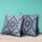 Bohemian Mandala Vector Outdoor Pillow Damask Outdoor Reversible Throw Pillow-598784799