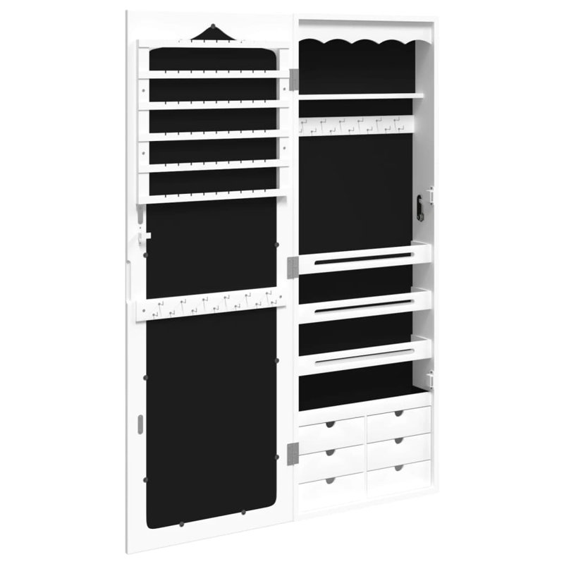 Nashim Jewelry Armoire, White