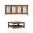 Weddel Basilico 2 Piece Modern Coordinated Living Room Media And Coffee Table Set-604406151-604406153