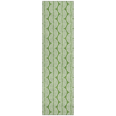 Kairova Green Washable Indoor-Outdoor Rug - 
