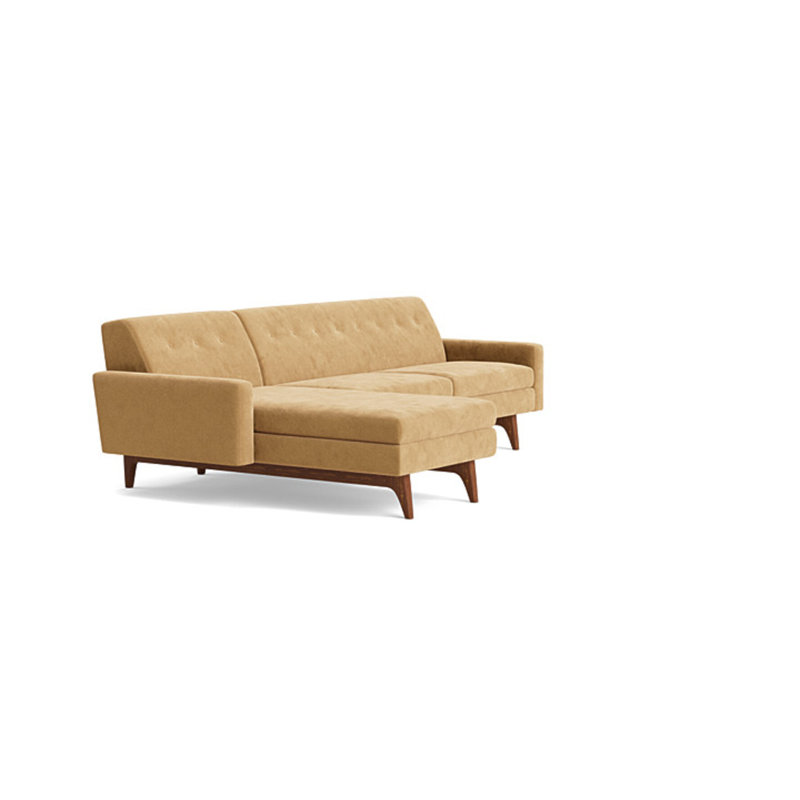 Tyler Sectional, Performance Weave - Onyx, Left Hand Facing