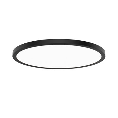 Round Dimmable LED 5-CCT Selectable Flush Mount, 2700K/3000K/3500K/4000K/5000K