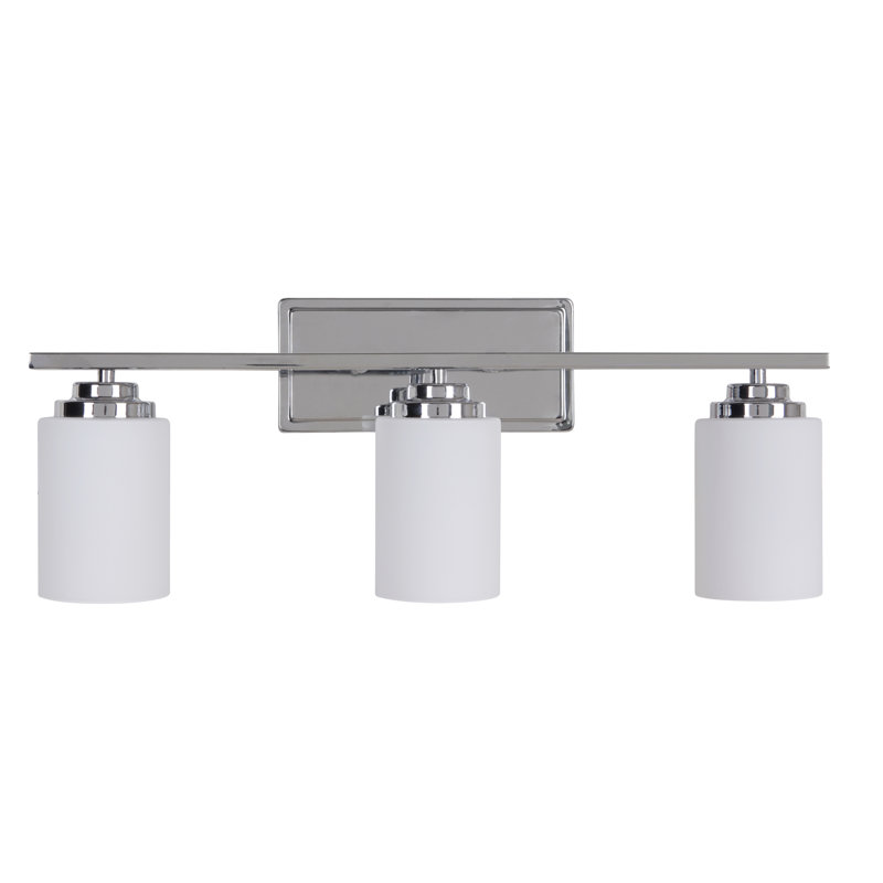 Éclairage pour meuble-lavabo 3 lumières Keisuke, Chrome