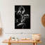 Fitness Lady - reproduction sur toile tendue-136453971