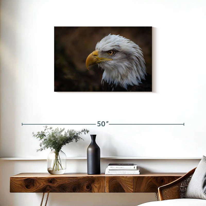 Brampt Bald Eagle Gaze, 20" H x 30" W