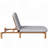 Adjustable Outdoor Chaise Lounge with Thick Cushions and Durable Acacia Wood Frame for Patio, Poolside, or Beach Relaxation-1680836615