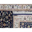 2'8"x18' Midnight Blue Nain Wool & Silk 250 KPSI Hand Knotted Runner Rug 4BCFA6923D5946FA82A7F609DF71CD93