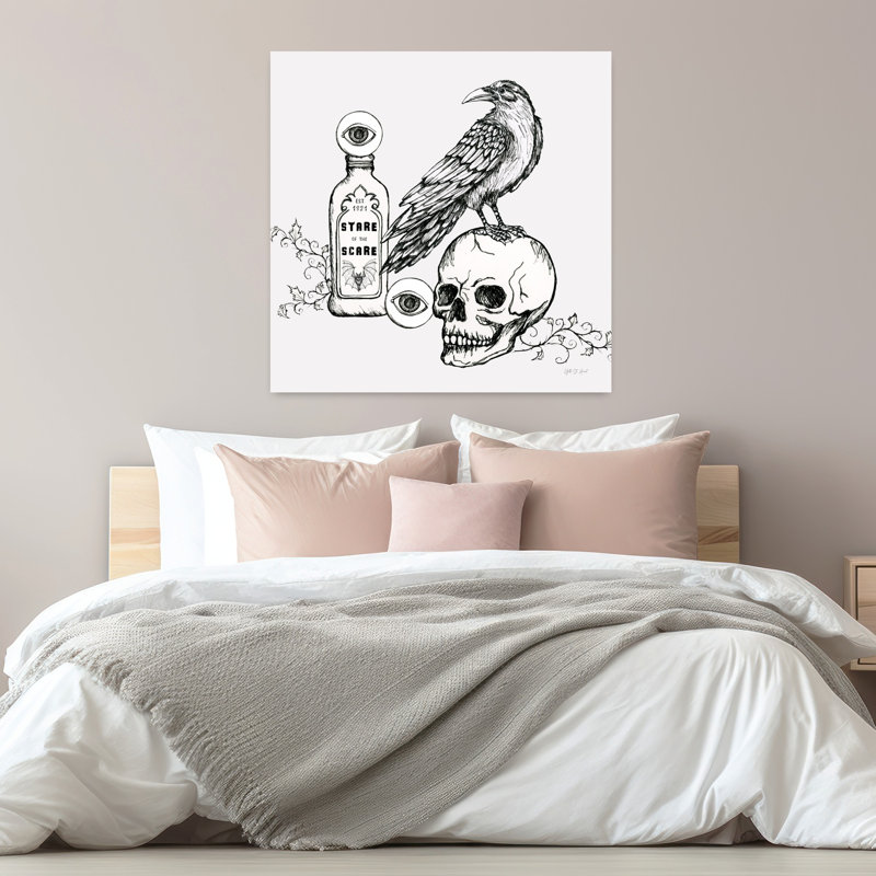 Art mural abstrait contemporain Enchantment, H 32 po x l 32 po