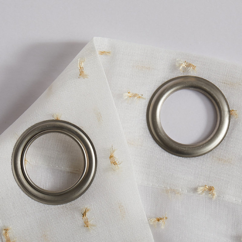 Cessna Sheer Curtain Pair, 38" W x 96" L, Gold