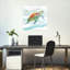 «Turtle Tropics I», art mural abstrait contemporain-124291235