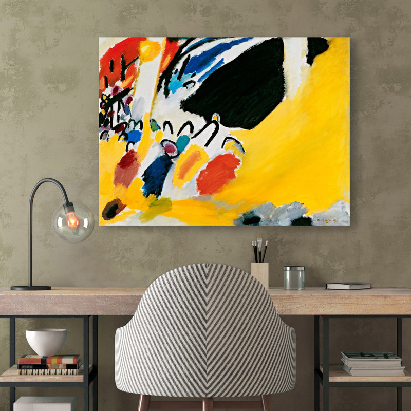 Impression III Concert by Wassily Kandinsky - Wrapped Canvas Painting, 60cm H x 80cm W x 4cm D