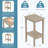 3-Piece Rocking Chair Set With Coffee Table-1094930626