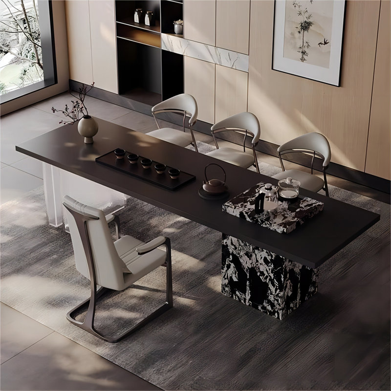 Table à thé 110,24 po, H 29,53 po x l 78,74 po x P 31,5 po