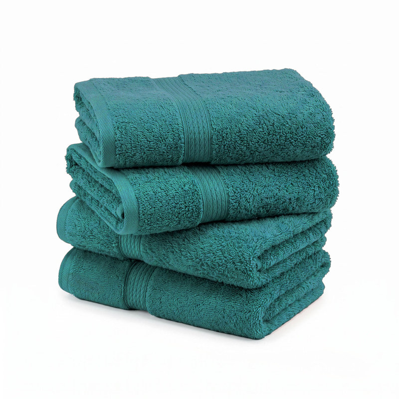 Coton luxueux et hautement absorbant Renata, Sarcelle