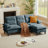 86.22" Chenille Sectional Sofa With Ottoman-30534551