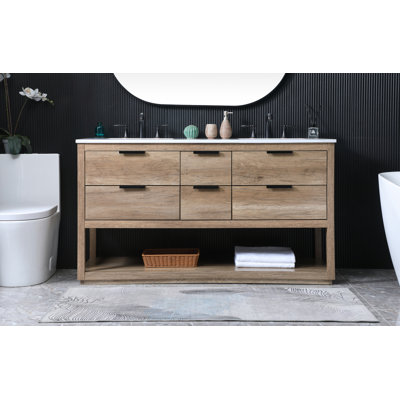 Ensemble de meuble-lavabo double 60 po Felicity