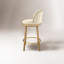 Alma Upholstered Stool with Solid Wood Frame-55964086-55964087-55964097