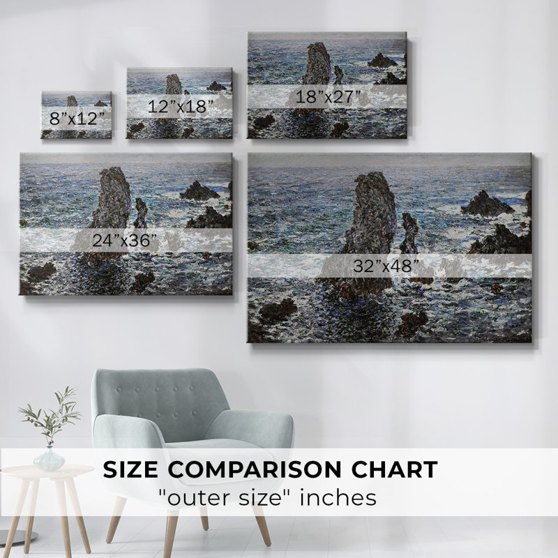 «The Pyramids», Falaises à Belle-Gallery, toile tendue, H 32 po x l 48 po