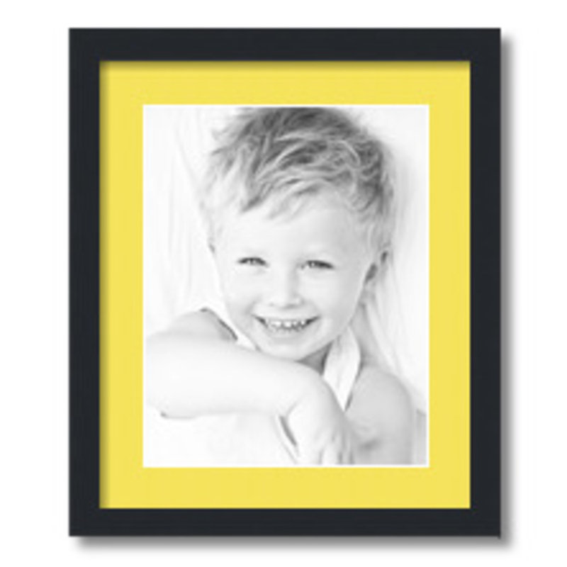 Matte Picture Frame with Mat, Canary