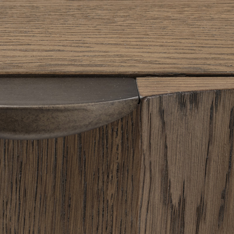 Finley 1 - Drawer Solid Wood Nightstand, Brown Sugar Oak