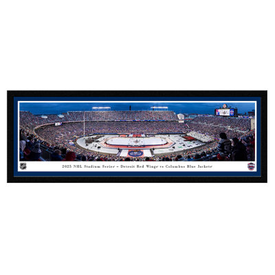 2025 NHL Stadium Series, Detroit Red Wings vs Columbus Blue Jackets - Framed Print