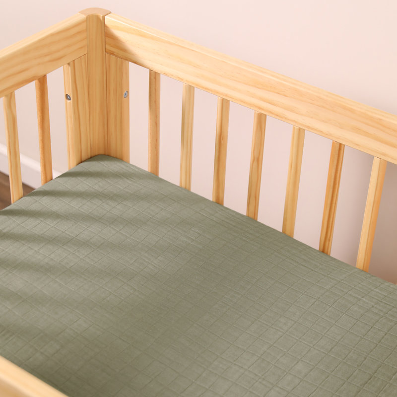 Matcha Muslin All-Stages Midi Crib Sheet