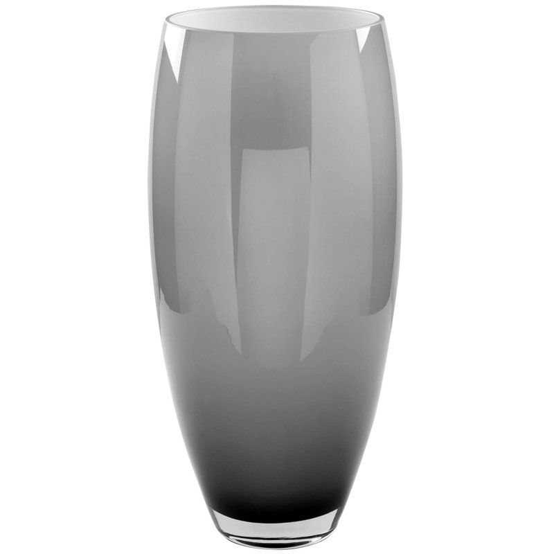 Africa 40Cm Glass Floor Vase, Grey/Brown/Blue
