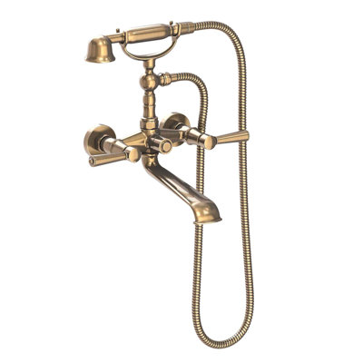 Metropole Wall Mount Exposed Tub & Hand Shower Set