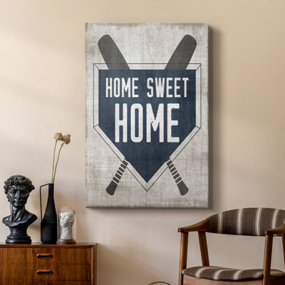 Home Sweet Home Base -Custom Wrapped Gallery Cavas