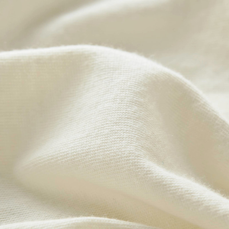 Draps de très grande taille en mélange de coton - tricotés pour un confort toute l'année, Crème, crème