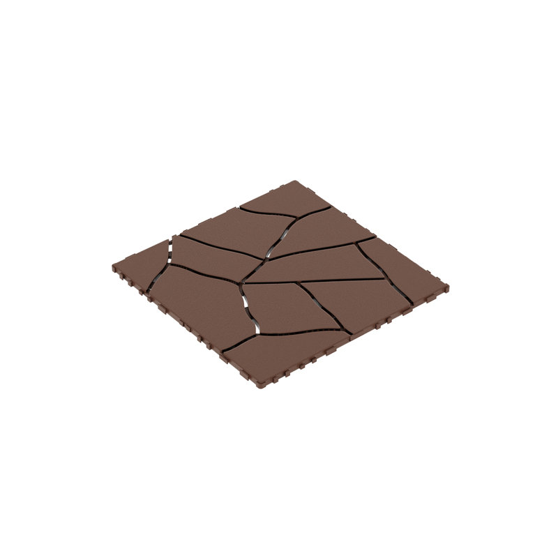 Carreaux de terrasse de 12 po, tuiles de terrasse à emboîtement de module de bricolage, carreaux de cour faciles et rapides à installer pour la véranda