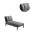 Chaise longue rembourrée Genoveffa-1158288401