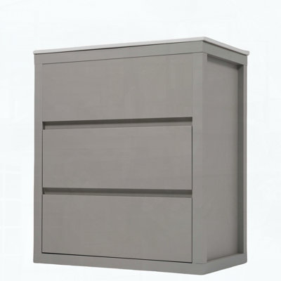 Ensemble de meuble-lavabo double avec deux lavabos en céramique séparés