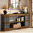 63" Long Console Table with Storage