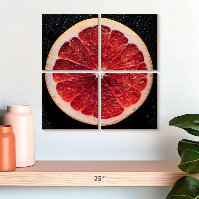 Yarlin Grapefruit, 18" H x 18" W