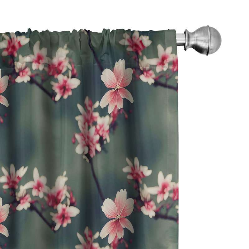 Nabil Semi Sheer Curtain Pair, 28" W x 84" L