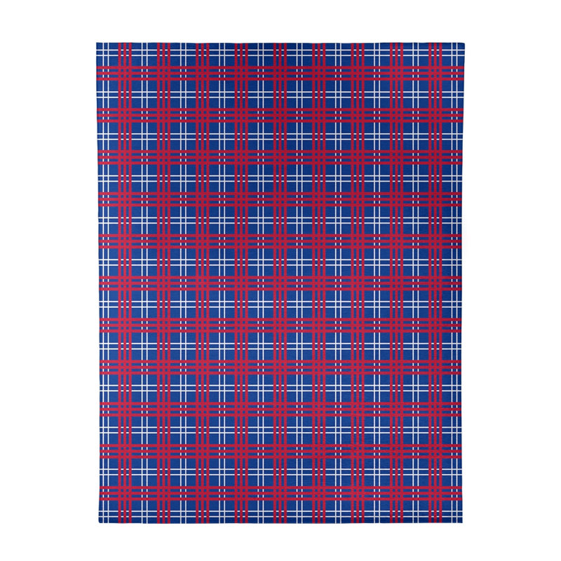 Plaid Indoor Rug, Rectangle 8' x 10'