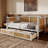 Traditional Style Rattan Daybed With 2 Drawers For Limited Space, Guest Room, No Box Spring Needed-1937376943-1937376942