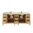 84'' Double Bathroom Vanity with Quartz Top-90698578-86798782