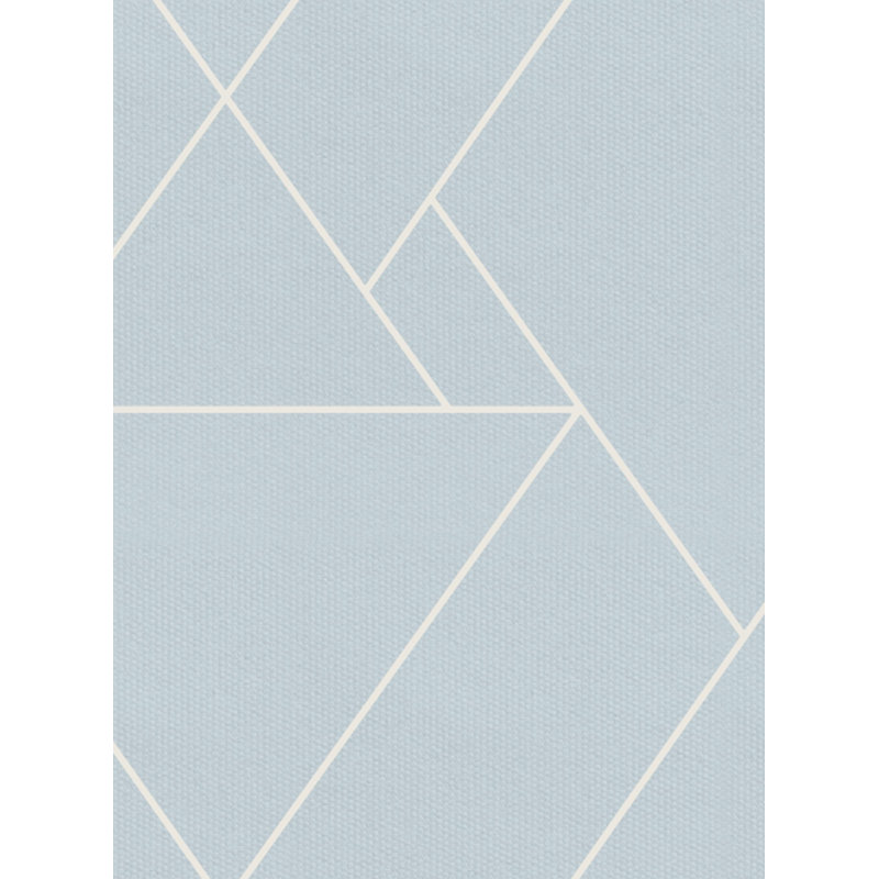 Panneau de papier peint adhésif Stinchcomb, bleu, L 2 pi x L 18 pi