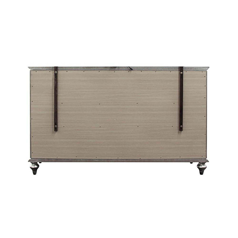 Commode Haymes, gris métallique, Champagne