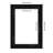 Grand Black Narrow Framed Dry Erase Magnetic Board Organization Boards-114295283