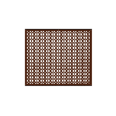 Grille murale en fonte d'aluminium