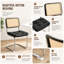 50.04cm H Upholstered Metal Dining Chair-129621782