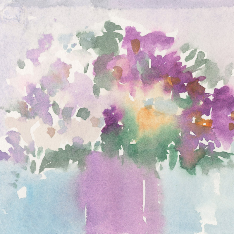 Floral Gathering I by Samuel Dixon - Wrapped Canvas Painting, 51cm H x 51cm W x 3.8cm D