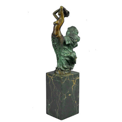 Sculpture femme sirène déesse de la mer