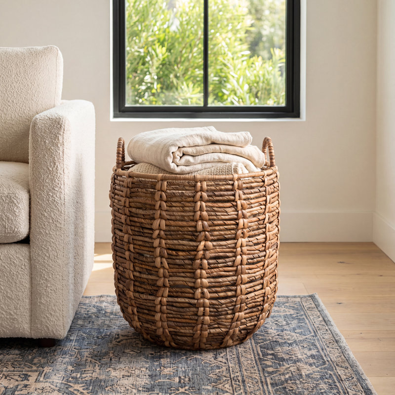 Joss & Main Kei Wicker Basket, Natural