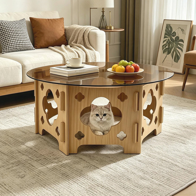 Table basse ronde