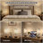 Table Lamp for Bedroom with AC Outlet and USB Ports,3 Color Tempreture Pull Chain Control 15" Beige Shade Bedside Lamp for Bedroom,Living Room,Bulbs Included-1377755993