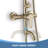 Wall Mount Stainless Steel Triple Function Outdoor Shower With Footwash Spout-122272159